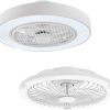 51Df8Yw4BAL._AC_SL1179_.jpg windphoto 20" Bladeless Ceiling Fan with Light, Enclosed Low Profile Flush Mount LED Fandelier with Remote Control