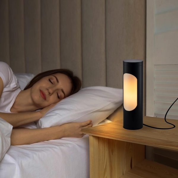 61Nra9tIpeL._AC_SL1500_.jpg windphoto Black Kosher Shabbos Table Lamp, T10 Bulb Included, 2 Pack | Shabbat Light, Nightlight Function, 400LM Brightness, 4W Eqv 40W, Warm Light, Living Room, Bedroom, Home Decor