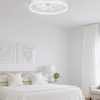 windphoto 30" Low Profile Ceiling Fans with Lights, Remote/APP Control, White | Wider Airflow, Stepless Dimmable LED, Quiet Reversible DC Motor, 6 Speeds, 3CCT, Timer, Bedroom, Living Room, Kitchen