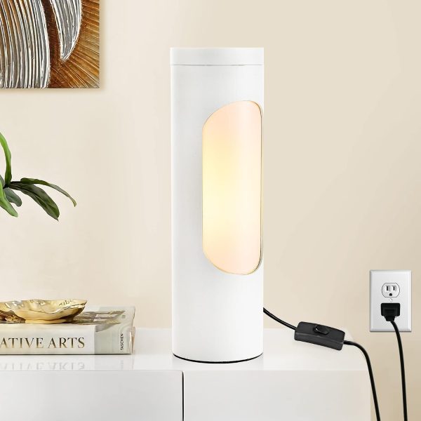 61hOk6op8PL._AC_SL1500_.jpg windphoto White Kosher Shabbos Table Lamp, T10 Bulb Included | Shabbat Light, Nightlight Function, 400LM Brightness, 4W Eqv 40W, Warm Light, Living Room, Bedroom, Home Decor