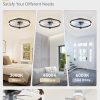 71-EwyhigwL._AC_SL1500_.jpg windphoto 20 Inch Low Profile Ceiling Fans with Lights and Remote, Fandelier Ceiling Fan Flush Mount, 3000K-6000K Dimmable LED Fan Light, Brown Modern Ceiling Fans with Lights for Bedroom | Flush Mount, Fandelier, 3000K-6000K, Dimmable LED, for Bedroom