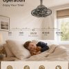 71-wdph2p-L._AC_SL1500_.jpg windphoto 10 Inch Small Wall Mount Fan with Remote Plug in Cord, Black Bronze | 6 Speed, Timing, Reversible, Adjustable Tilt, Indoor, Tabletop, Ceiling fan, Corner Fans, for Bedroom Gym Office Garage