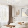 71-yHP8ophL._AC_SL1500_.jpg windphoto 20 Inch Low Profile Ceiling Fans with Lights and Remote, Fandelier Ceiling Fan Flush Mount, 3000K-6000K Dimmable LED Fan Light, White Modern Ceiling Fans with Lights for Bedroom | Flush Mount, Fandelier, 3000K-6000K, Dimmable LED, for Bedroom