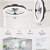 711MDJNVwL._AC_SL1500_.jpg windphoto 20 Inch Low Profile Ceiling Fans with Lights and Remote, Dimmable Modern Fan Light(3000K-6000K), 6 Speed, Reversible, APP & Remote Control, Flush Mount Ceiling Fan for Bedroom, Black
