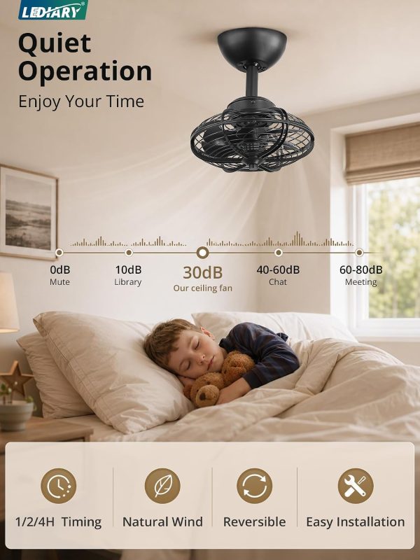 714FC1Nk-BL._AC_SL1500_.jpg windphoto 10 Inch Small Wall Mounted Fan with Remote Plug in Cord, Black | 6 Speed, Timing, Reversible, Adjustable Tilt, Indoor, Tabletop, Ceiling fan, Corner Fans, for Bedroom Gym Office Garage