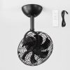 715YA1RRpKL._AC_SL1500_.jpg windphoto 10 Inch Small Wall Mount Fan and Remote with Plug in Cord, Black | 6 Speed, Adjustable Tilt, Timing, Reversible, Wall Mounted Fan, Indoor, Tabletop, Garage, Shop, Corner Gym, Bedroom, Office