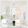 715vuP4gO3L._AC_SL1500_.jpg windphoto 16.5" Black Caged Ceiling Fan and 20" White Low Profile CCT Dimmable LED Ceiling Fan with Light & Remote, 6 Speed, Timing for Outdoor and Bedroom, Kitchen