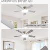 717UYAfyWML._AC_SL1500_.jpg windphoto 42 Inch Flush Mount Ceiling Fans with Lights, Remote & APP Control | Bright Light, 3CCT, Dimmable, Memory Function, Timer, Reversible Blade, Quiet DC Motor, Damp-Rated, Bedroom, Covered Patio