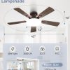 719IuRy6y4L._AC_SL1500_.jpg windphoto 42 Inch Flush Mount Ceiling Fans with Lights, Remote & APP Control | Bright Light, 3CCT, Dimmable, Memory Function, Timer, Reversible Blade, Quiet DC Motor, Damp-Rated, Bedroom, Covered Patio