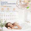 71CIZVOWViL._AC_SL1500_.jpg windphoto 23" Caged Farmhouse Ceiling Fans with Lights and Remote/App, White | Flush Mount Bladeless Low Profile, Fandalier Large Rustic, Industrial Enclosed, Quiet & Powerful for Bedroom, Kitchen, Indoor