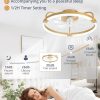 71CMCE1ML._AC_SL1500_.jpg windphoto 20" Ceiling Fans with Lights and Remote, Low Profile Led Fan Light | Flush Mount, Stepless Dimmable Fandelier, 6 Speeds, 3 CCT, Quiet Reversible DC Motor, 2H Timer, Bedroom, Living Room, Gold