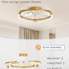 71Cc182y91L._AC_SL1500_.jpg windphoto 20 Inch Low Profile Ceiling Fans with Lights and Remote, Fandelier Ceiling Fan Flush Mount, 3000K-6000K Dimmable LED Fan Light, Gold Modern Ceiling Fans with Lights for Bedroom | Flush Mount, Fandelier, 3000K-6000K, Dimmable LED, for Bedroom