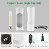71E3jUzcofL._AC_SL1500_.jpg windphoto White Kosher Shabbos Table Lamp, T10 Bulb Included, 2 Pack | Shabbat Light, Nightlight Function, 400LM Brightness, 4W Eqv 40W, Warm Light, Living Room, Bedroom, Home Decor