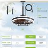 71EzOcYkEGL._AC_SL1500_.jpg windphoto 20" Outdoor Ceiling Fans with Light, IP65 Waterproof Gazebo Fan | Outdoor Fan with Hanging Hook, Remote & App Control, 3CCT Dimmable,Timer, Caged Plug in Ceiling Fan for Patio, Porch, Pergola
