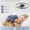 71FYhwDZVmL._AC_SL1500_.jpg windphoto 20" Modern Ceiling Fans with Lights and Remote, Black Fandelier | Dimmable Low Profile, Flush Mount Ceiling Fan, Stepless Color Temperature Change, 6 Speeds, Bedroom, Living Room, Kitchen