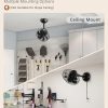 71FqN43Nr7L._AC_SL1500_.jpg windphoto 10 Inch Small Wall Mount Fan and Remote with Plug in Cord, Black | 6 Speed, Adjustable Tilt, Timing, Reversible, Wall Mounted Fan, Indoor, Tabletop, Garage, Shop, Corner Gym, Bedroom, Office
