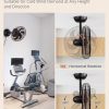 71GHfKLDZuL._AC_SL1500_.jpg windphoto 16 Inch Small Wall Mount Fan and Remote with Plug in Cord, Walnut | 6 Speed, Adjustable Tilt, Timing, Reversible, Wall Mounted Fan, Indoor, Tabletop, Garage, Shop, Corner Gym, Bedroom, Office