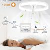 71GSNzT5Z4L._AC_SL1500_.jpg windphoto 2 Pack 20" Ceiling Fans with Lights, Fandelier for Bedroom | Flush Mount Fan Light, Stepless Dimmable, App/Remote Control, 3 CCT Led, 6 Speeds, Quiet Reversible DC Motor, White