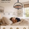 71HSLlFBBmL._AC_SL1500_.jpg windphoto 10" Small Wall Mount Fan with Remote Plug in Cord, Wood Grain | 6 Speed, Timing, Reversible, Adjustable Tilt, Indoor, Tabletop, Ceiling fan, Corner Fans, Basement Workshop Tool Room Garage