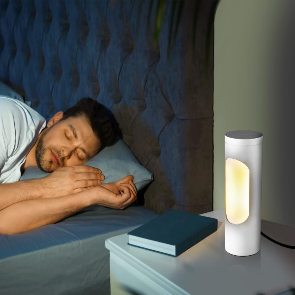 71HSN5XQHL._AC_SL1500_.jpg windphoto White Kosher Shabbos Table Lamp, T10 Bulb Included, 2 Pack | Shabbat Light, Nightlight Function, 400LM Brightness, 4W Eqv 40W, Warm Light, Living Room, Bedroom, Home Decor