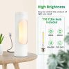 71HdME05dL._AC_SL1500_.jpg windphoto White Kosher Shabbos Table Lamp, T10 Bulb Included, 2 Pack | Shabbat Light, Nightlight Function, 400LM Brightness, 4W Eqv 40W, Warm Light, Living Room, Bedroom, Home Decor