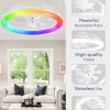 71Ig0PUCPKL._AC_SL1500_.jpg windphoto RGB Low Profile Ceiling Fans with Lights and Remote, 20 Inch Dimmable Modern Ceiling Fan(3000K-6000K), 6 Speed, Reversible, APP & Remote Control, Flush Mount Fan Light, White RGB Ceiling Fans