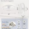 71Imac4EUL._AC_SL1500_.jpg windphoto 20" Modern Ceiling Fans with Lights and Remote, White Fandelier | Dimmable Low Profile, Flush Mount Ceiling Fan, Stepless Color Temperature Change, 6 Speeds, Bedroom, Living Room, Kitchen