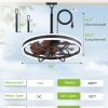 windphoto 24" Outdoor Ceiling Fans with Light, IP65 Waterproof Gazebo Fan | Outdoor Fan with Hanging Hook, Remote & App Control, 3CCT Dimmable,Timer, Caged Plug in Ceiling Fan for Patio, Porch, Pergola