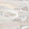 71MByNlfnqL._AC_SL1500_.jpg windphoto 19.7" Low Profile Ceiling Fans with Lights, APP & Remote, White | Flush Mount, Dimmable LED, 3000-6000K, Fandelier, 6 Speeds, for Bedroom