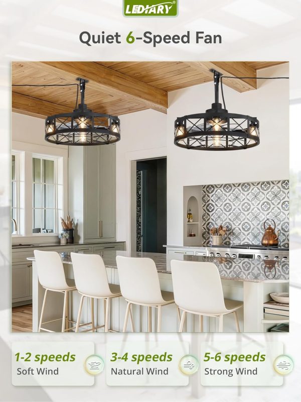 71OMN86yjCL._AC_SL1500_.jpg windphoto 22" Outdoor Ceiling Fan with Lights for Patio,Waterproof Gazebo Fan | Plug in Outdoor Fan with Remote Control,4Timer, 6-Speed Reversible Motor, Hanging Caged Ceiling Fan for Porch, Pergola,Canopy