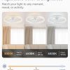 71QdmZeDVuL._AC_SL1500_.jpg windphoto 20" Modern Ceiling Fans with Lights and Remote, White Fandelier | Dimmable Low Profile, Flush Mount Ceiling Fan, Stepless Color Temperature Change, 6 Speeds, Bedroom, Living Room, Kitchen