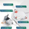 71RDoR4mC2L._AC_SL1500_.jpg windphoto 5CCT 12 Pack Ultra Thin LED Recessed Lighting 8 Inch Slim Selectable 2700K-6000K, Smooth Dimmable, High Brightness 1900 LM, 18W Eqv 180W Canless LED Downlight with Jbox, IC Rated, ETL