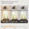 71RJS9KU8HL._AC_SL1500_.jpg windphoto Low Profile Ceiling Fans with Lights, Flush Mount Modern Ceiling Fan and Remote Control, 19.7" LED Ceiling Fans, Stepless Dimmable 3 Colors and 6 Speeds - Walnut