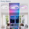 71TBLDcOVLL._AC_SL1500_.jpg windphoto Ceiling Fan with Light,23inch Low Profile Fandelier with Remote RGB | RGB,6 Speeds, Reversible DC Motor, Dimmable Flush Mount Fan Light, Modern fans for Bedroom