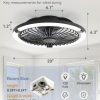 71UeuyHSgyL._AC_SL1500_.jpg windphoto 20" Low Profile Bladeless Ceiling Fan with RGB, Remote&APP, White | Flush Mount, 6 Speed Adjustable, 3000-6000K Dimmable LED, Modern Enclosed Fandelier with Timming, Bedroom, Kids Room