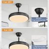 71WdE9ov1vL._AC_SL1500_.jpg windphoto Retractable Ceiling Fan with Lights and Remote & APP Control, 42 Inch Fandelier Ceiling Fan with Light, 6 Speed Dimmable Reversible Memory, Modern Silent Smart Fan for Bedroom Living Room