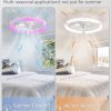 71Z0IMVaF9L._AC_SL1500_.jpg windphoto Ceiling Fan with Light,20inch Low Profile Fandelier with Remote RGB | RGB,6 Speeds, Reversible DC Motor, Dimmable Flush Mount Fan Light, Modern fans for Bedroom