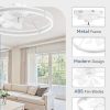 71ZsNs9UPNL._AC_SL1500_.jpg windphoto 24'' Low Profile Ceiling Fans with Lights and Remote, White, 2 Pack | 3000-6000K Dimmable LED, 6 Wind Speeds, Quiet Reversible DC Motor, Small Flush Mount Fandelier for Bedroom, Living Room