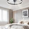 71aborEU8rL._AC_SL1500_.jpg windphoto Ceiling Fans with Lights and Remote, 20'' Low Profile Ceiling Fan with Light, 3000-6000K Dimmable Fandelier Ceiling Fans, Modern Flush Mount Fan Light for Bedroom with 6 Wind Speeds- Black | 3000-6000K Dimmable LED, 6 Wind Speeds, Quiet Reversible DC Motor, Small Flush Mount Fandelier for Bedroom, Living Room