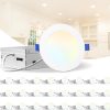 71cWOJhJQ4L._AC_SL1500_.jpg windphoto 4 Inch 5CCT Led Recessed Ceiling Light with Junction Box, 24 Pack | 2500K-5000K Recessed Light Fixtures, 1100LM High Brightness, Dimmable Downlight, 12W Eqv 110W, IC Rated, ETL