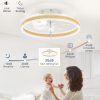 71eemdujs7L._AC_SL1500_.jpg windphoto Ceiling Fans with Lights and Remote, 20'' Low Profile Ceiling Fan with Light, 3000-6000K Dimmable Fandelier Ceiling Fans, Modern Flush Mount Fan Light for Bedroom with 6 Wind Speeds-Wood Grain | 3000-6000K Dimmable LED, 6 Wind Speeds, Quiet Reversible DC Motor, Small Flush Mount Fandelier for Bedroom, Living Room