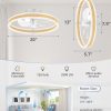 71fDOjZDLnL._AC_SL1500_.jpg windphoto Ceiling Fans with Lights and Remote, 20'' Low Profile Ceiling Fan with Light, 3000-6000K Dimmable Fandelier Ceiling Fans, Modern Flush Mount Fan Light for Bedroom with 6 Wind Speeds-Wood Grain | 3000-6000K Dimmable LED, 6 Wind Speeds, Quiet Reversible DC Motor, Small Flush Mount Fandelier for Bedroom, Living Room