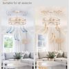71fvRVB-aFL._AC_SL1500_.jpg windphoto 20 inch Fandelier Caged Ceiling Fan with Light, White Gold | 6 Speed Adjustable,Timing, Quiet & Powerful DC, Small, Farmhouse, Industrial, Enclosed, Bladeless, Bedroom, Kitchen, Downrod