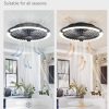 71gGWbHIQiL._AC_SL1500_.jpg windphoto 20" Low Profile Bladeless Ceiling Fan with RGB, Remote&APP, White | Flush Mount, 6 Speed Adjustable, 3000-6000K Dimmable LED, Modern Enclosed Fandelier with Timming, Bedroom, Kids Room