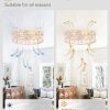 71l2HCBAg4L._AC_SL1500_.jpg windphoto 20in Caged Low Profile Ceiling Fan Light with Remote White Gold | Flush Mount, Farmhouse, Bladeless Enclosed Fandelier, Small, 6 Speed, Quiet Powerful DC, Bedroom, Kitchen, Living Room,