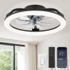 71loVH4hQL._AC_SL1500_.jpg windphoto 20 Inch Low Profile Ceiling Fans with Lights and Remote, Dimmable Modern Fan Light(3000K-6000K), 6 Speed, Reversible, APP & Remote Control, Flush Mount Ceiling Fan for Bedroom, Black