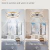 71mJSovxucL._AC_SL1500_.jpg windphoto 19.7'' Modern Low Profile Ceiling Fans with Lights and Remote,Gold | 3000-6000K Dimmable LED, 6 Wind Speeds, Quiet Reversible DC Motor, Small Flush Mount Fandelier for Bedroom, Living Room