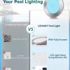 windphoto 10" RGBW LED Pool Lights for Inground Pool, 120V 54Watt Swimming Pool Lights with 50FT Cord, IP68 Waterproof Pool Underwater Light for 10" Wet Niches (Transformer & Controller Included)