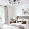 windphoto 24" Low Profile Ceiling Fans with Lights, Remote/APP Control, Brown | Wider Airflow, Stepless Dimmable LED, Quiet Reversible DC Motor, 6 Speeds, 3CCT, Timer, Bedroom, Living Room, Kitchen