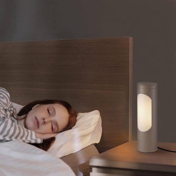 71o3-PbMv9L._AC_SL1500_.jpg windphoto Brown Kosher Shabbos Table Lamp, T10 Bulb Included | Shabbat Light, Nightlight Function, 400LM Brightness, 4W Eqv 40W, Warm Light, Living Room, Bedroom, Home Decor